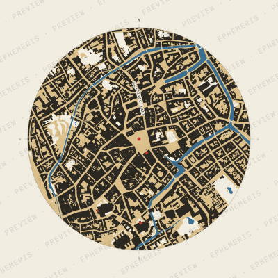 Bruges: Plan masse