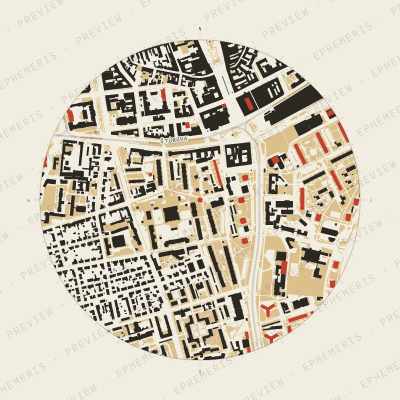 Košice: Plan masse