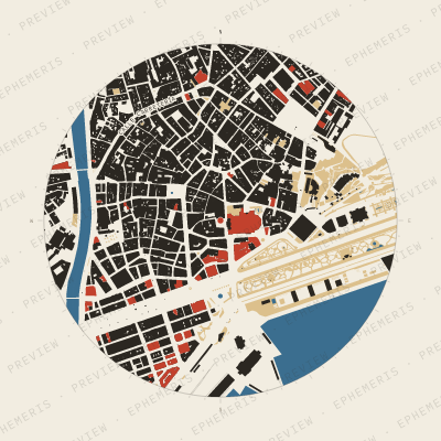 Málaga: Plan masse