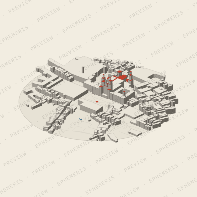 Santiago de Compostela: Axonometry