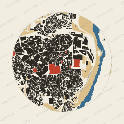 Tolède: Plan masse