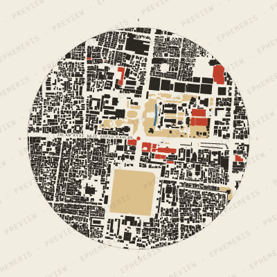 Yogyakarta: Plan masse